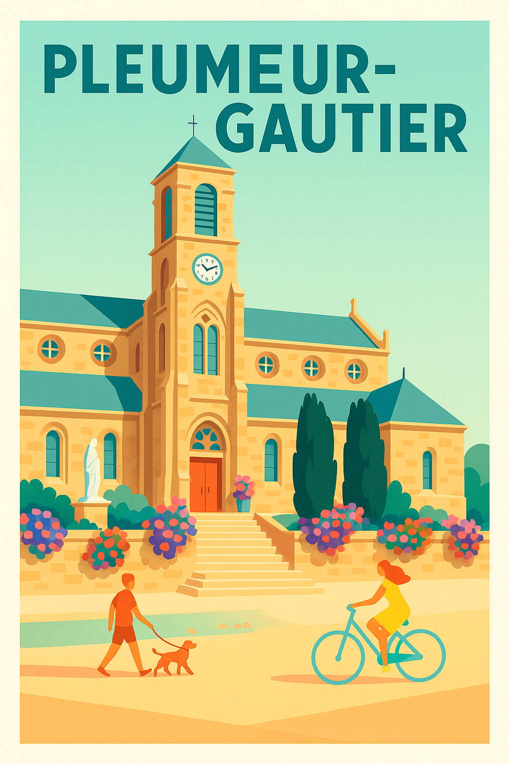 Affiche de Pleumeur-Gautier - Charme et douceur d'une ville bretonne