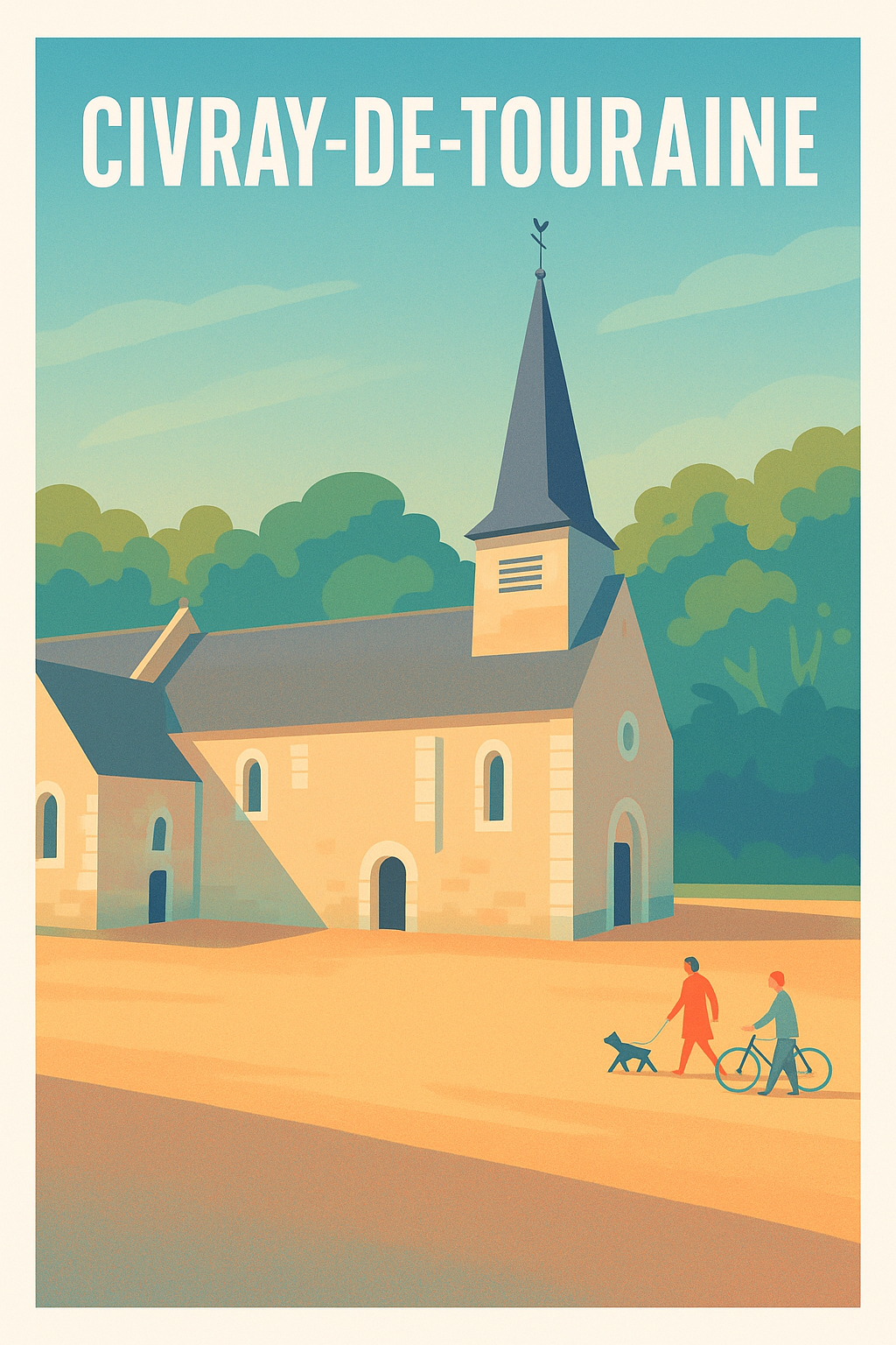 Affiche de Civray-de-Touraine - Charme authentique en pleine campagne