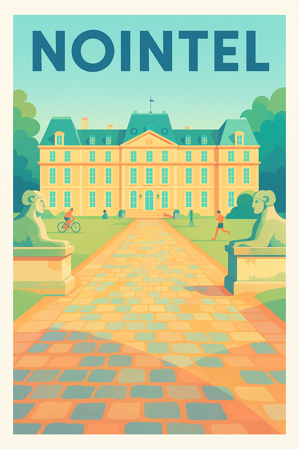 Affiche de Nointel - Élégance et Sérénité au Château