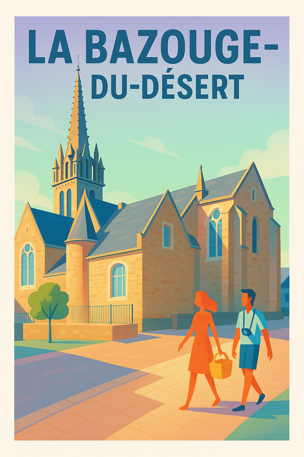 Affiche de La Bazouge-du-Désert - Charme et douceur bretonne