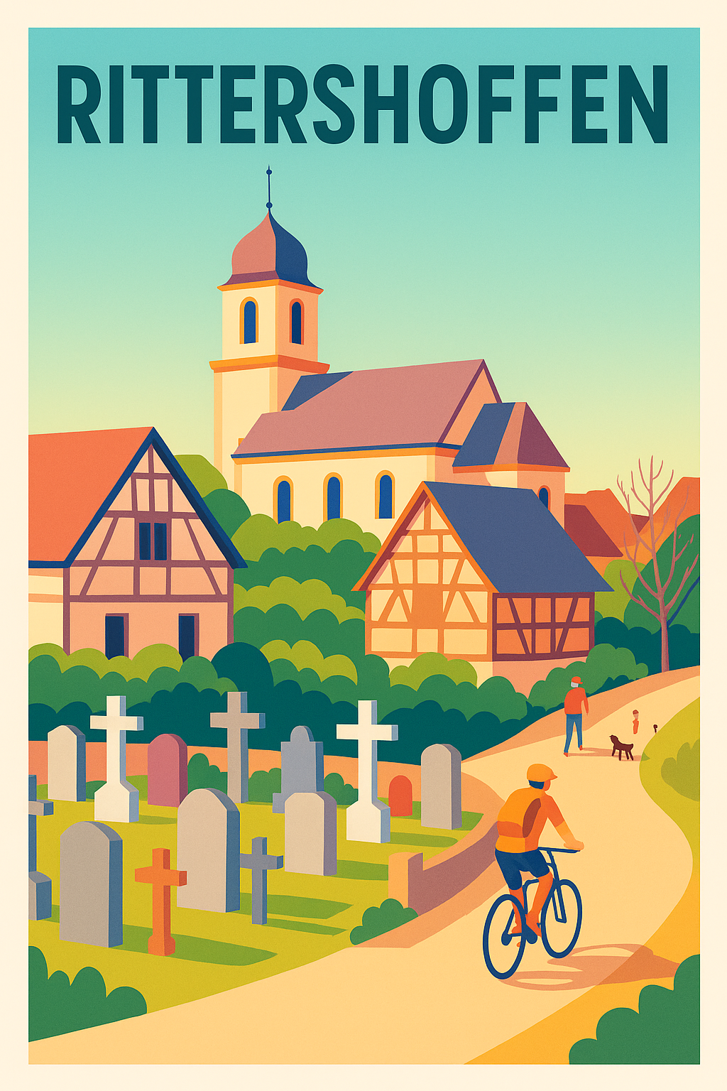 Affiche de Rittershoffen - Charme paisible au cœur de l'Alsace