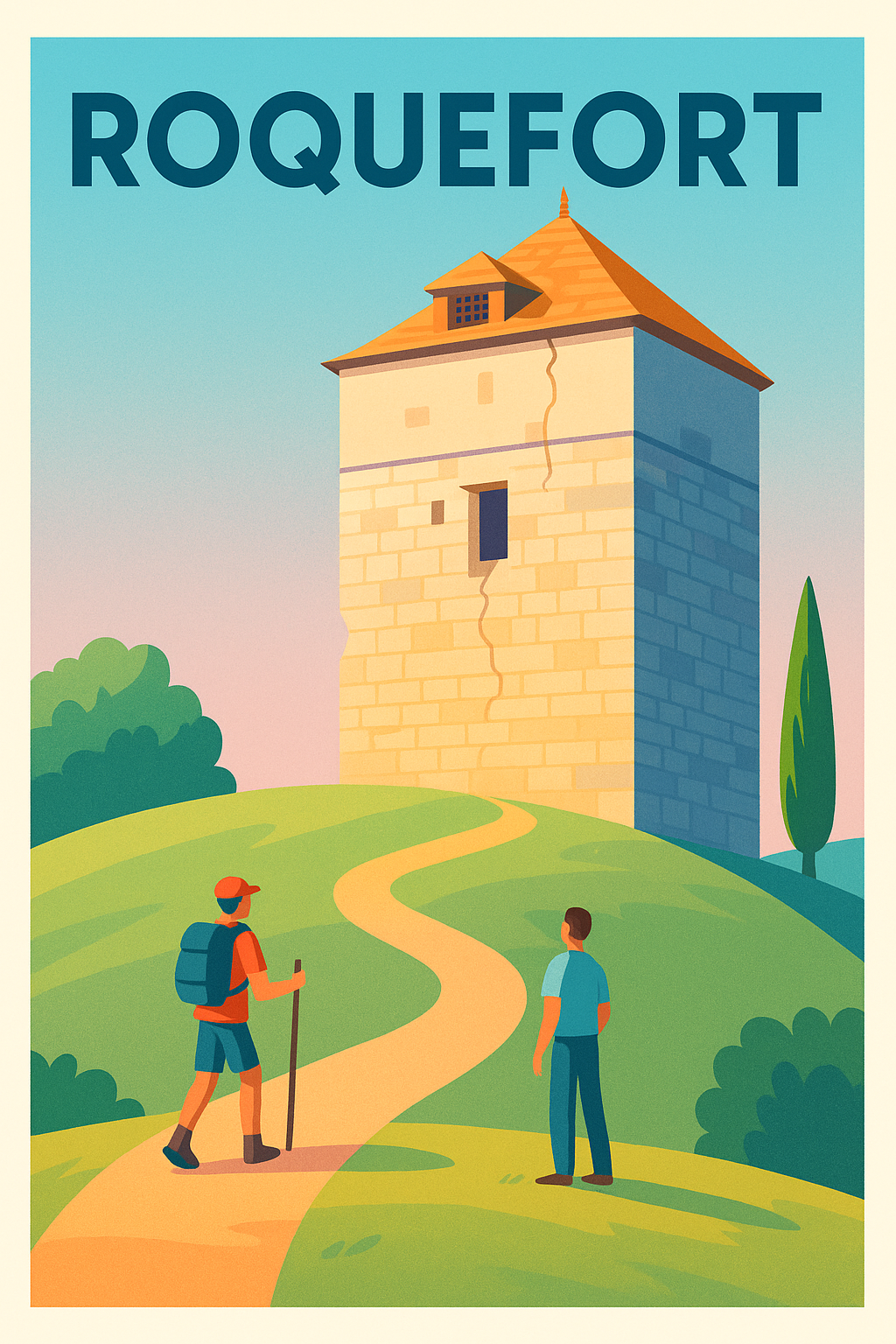 Affiche de Roquefort - Promenade au cœur de l'histoire