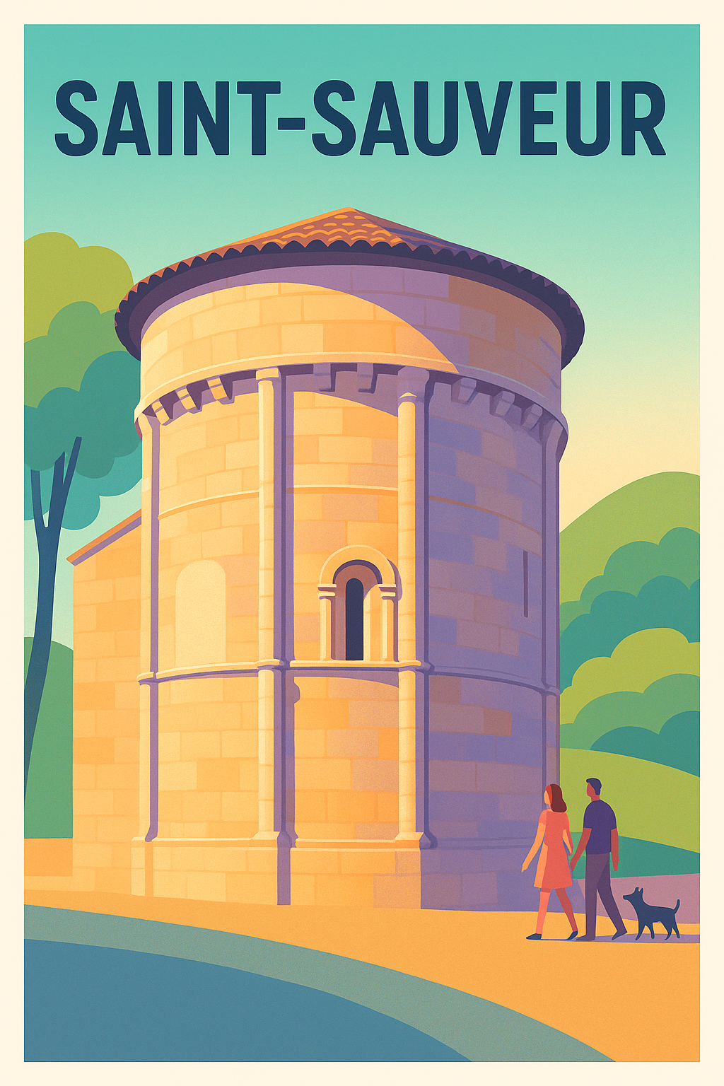 Affiche de Saint-Sauveur - Charme et histoire au rendez-vous