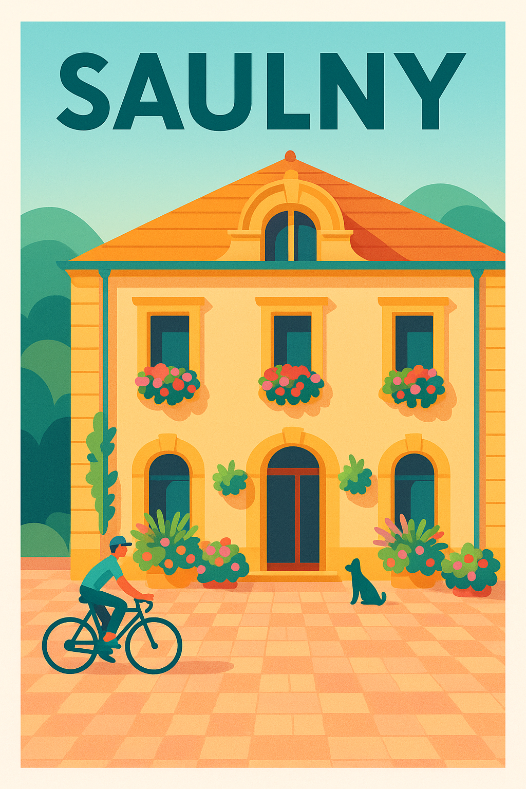 Affiche de Saulny - Charme paisible et douceur de vivre