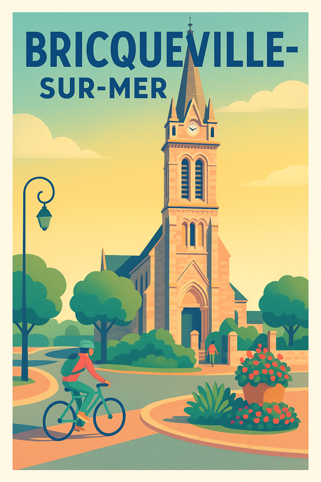 Affiche de Bricqueville-sur-Mer - Charme et Sérénité Normande