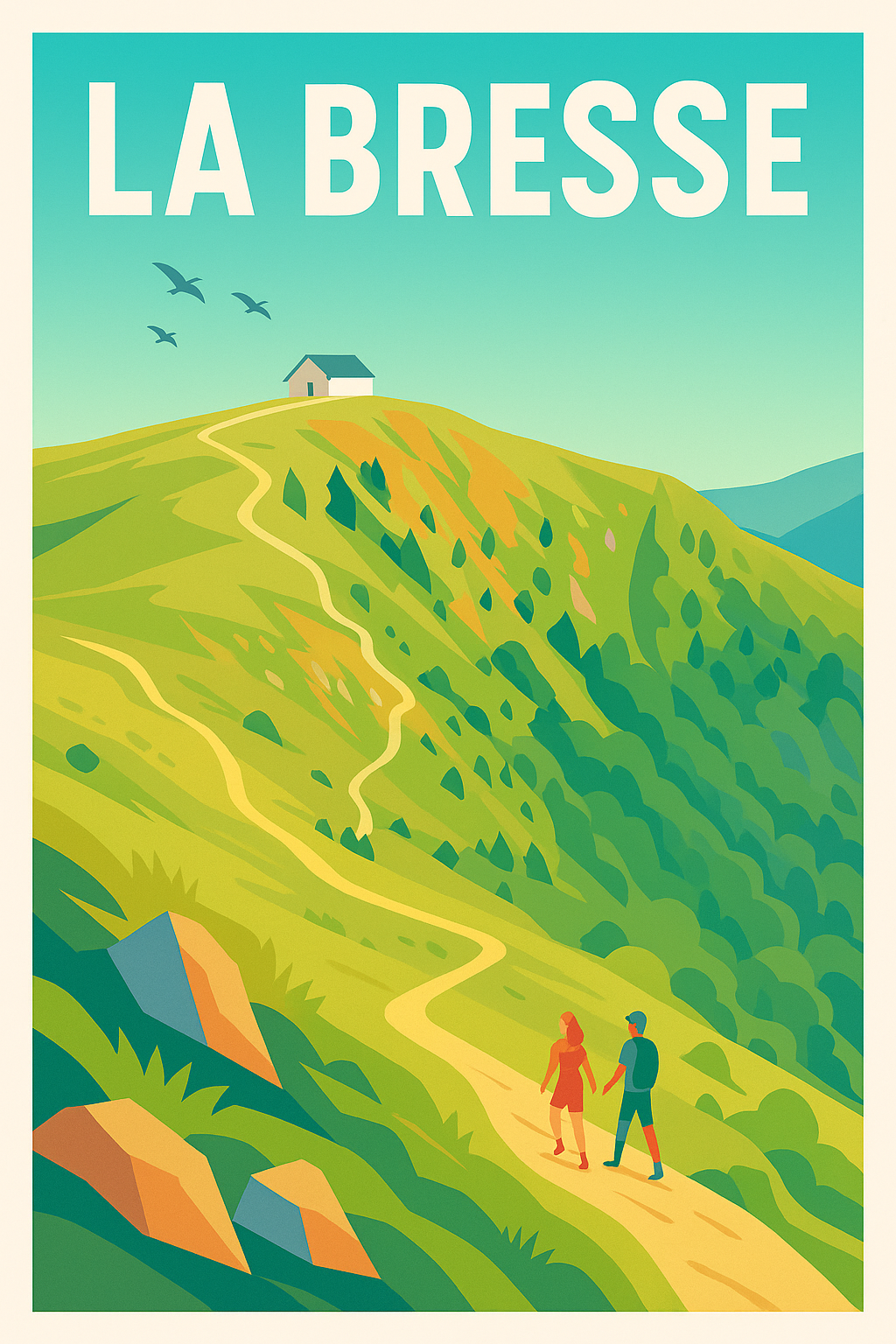 Affiche de La Bresse - Randonnée et nature à l'état pur