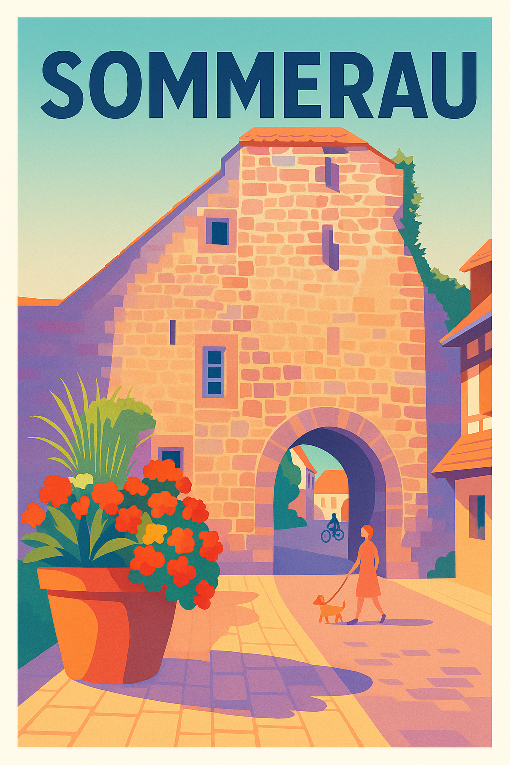 Affiche de Sommerau - Charme et douceur d'une porte historique