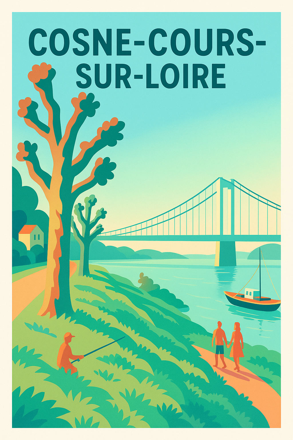 Affiche de Cosne-Cours-sur-Loire - Sérénité au fil de la Loire