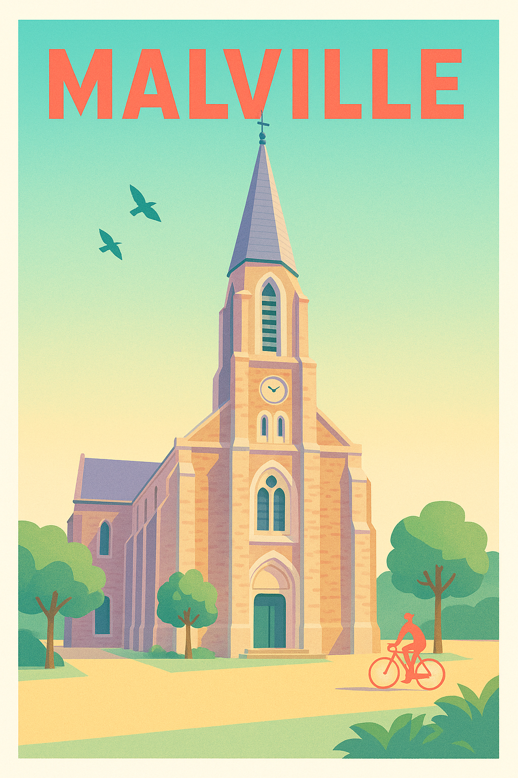 Affiche de Malville - Charme et sérénité au cœur de la ville
