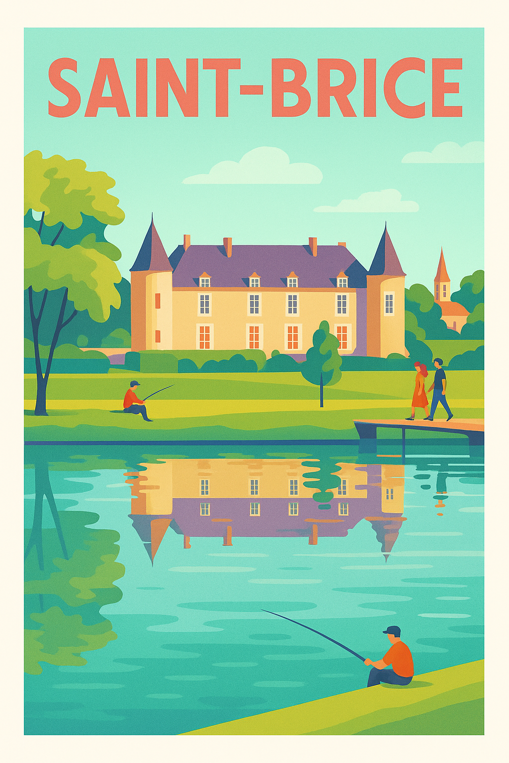 Affiche de Saint-Brice - Charme et sérénité au bord de l'eau