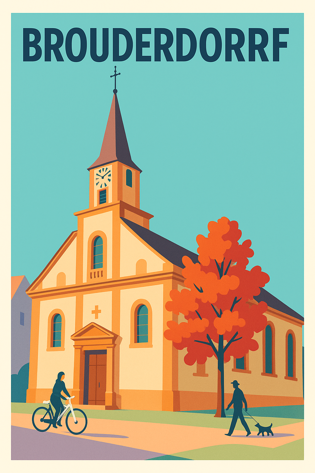 Affiche de Brouderdorff - Charme et sérénité au cœur du village