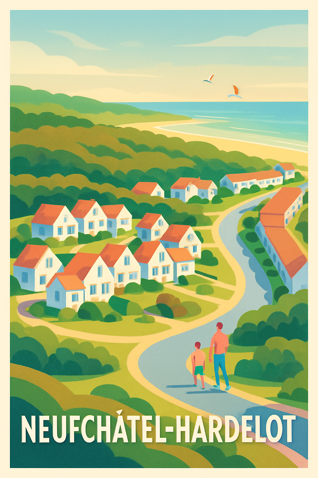 Affiche de Neufchâtel-Hardelot - Escapade nature en bord de mer