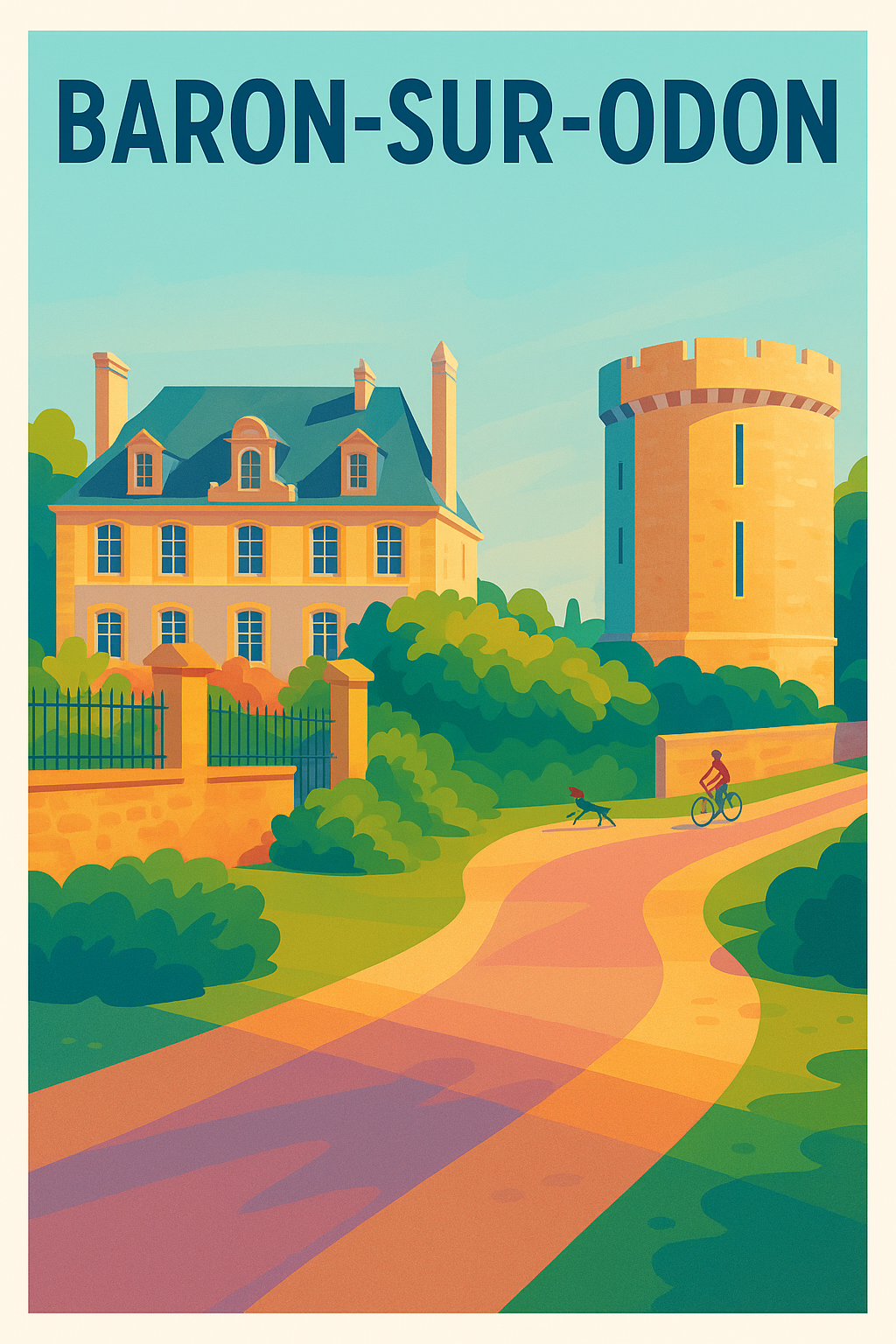 Affiche de Baron-sur-Odon - Charme bucolique et patrimoine authentique