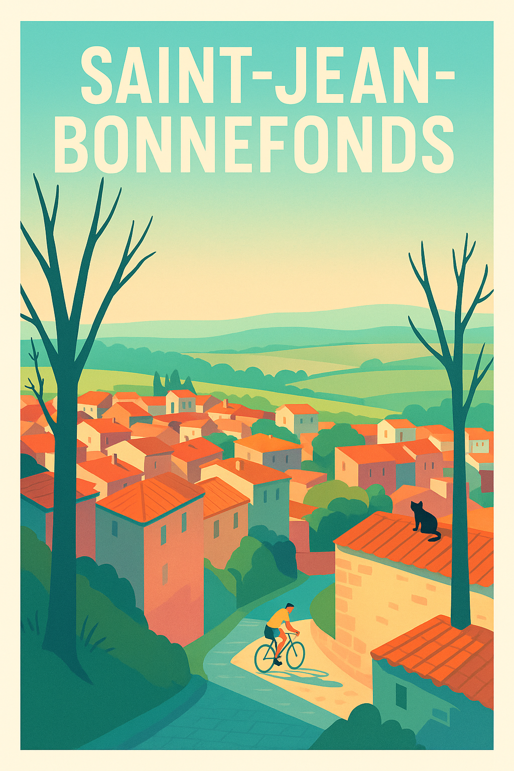 Affiche de Saint-Jean-Bonnefonds - Charme et Sérénité au Cœur de la Nature