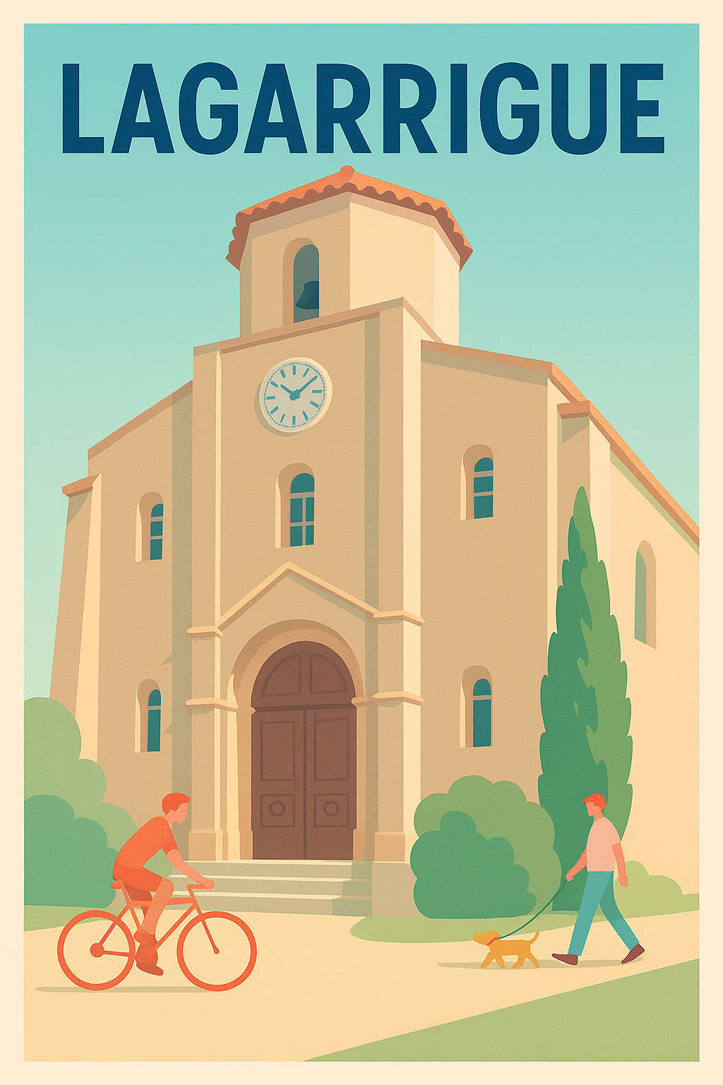 Affiche de Lagarrigue - Charme et sérénité au cœur du village