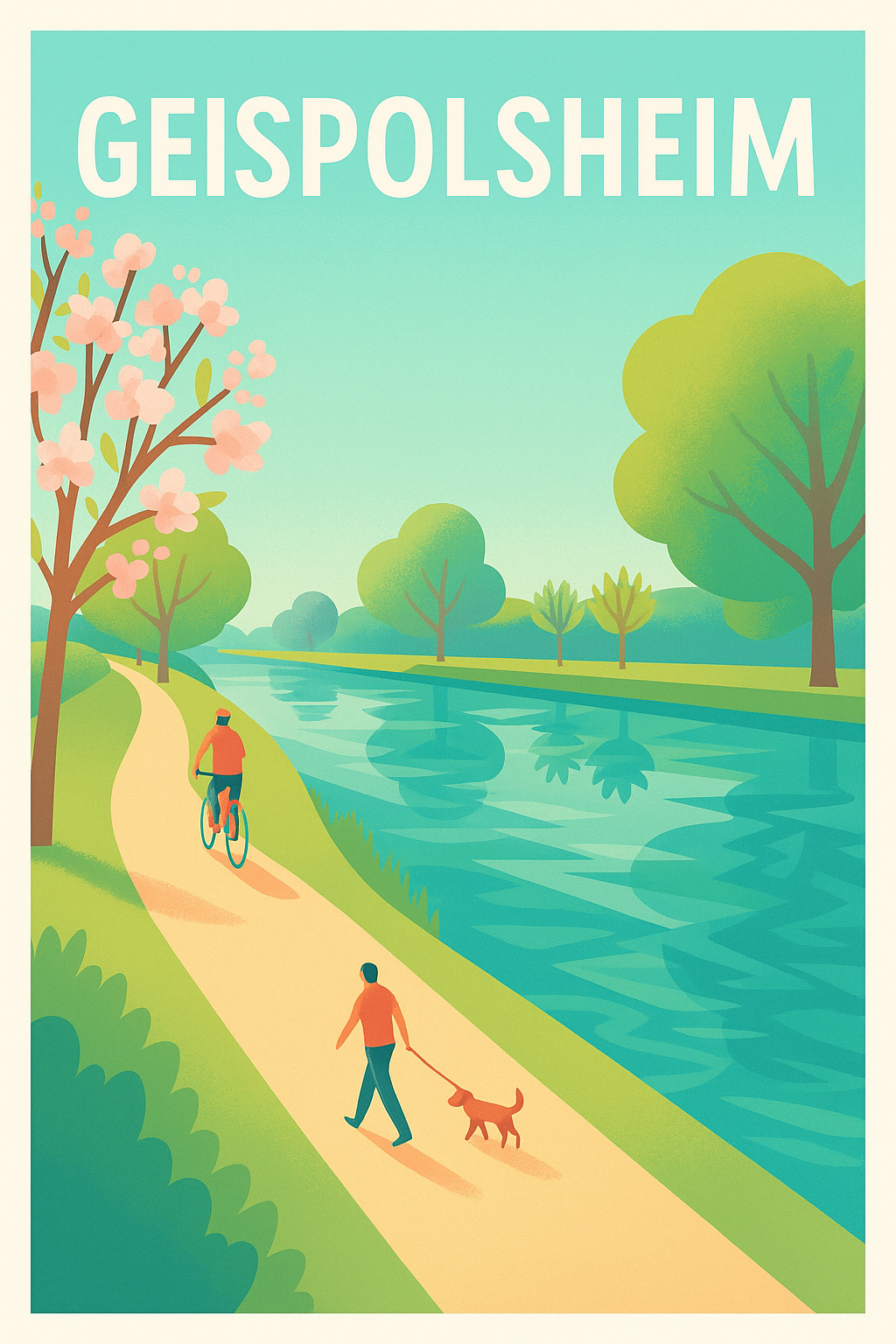 Affiche de Geispolsheim - Nature et sérénité au fil de l'eau