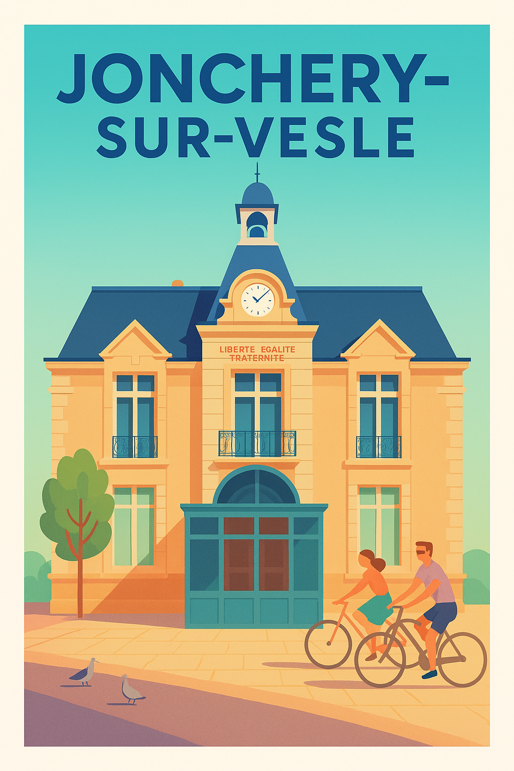 Affiche de Jonchery-sur-Vesle - Charme et douceur de vivre en Vesle