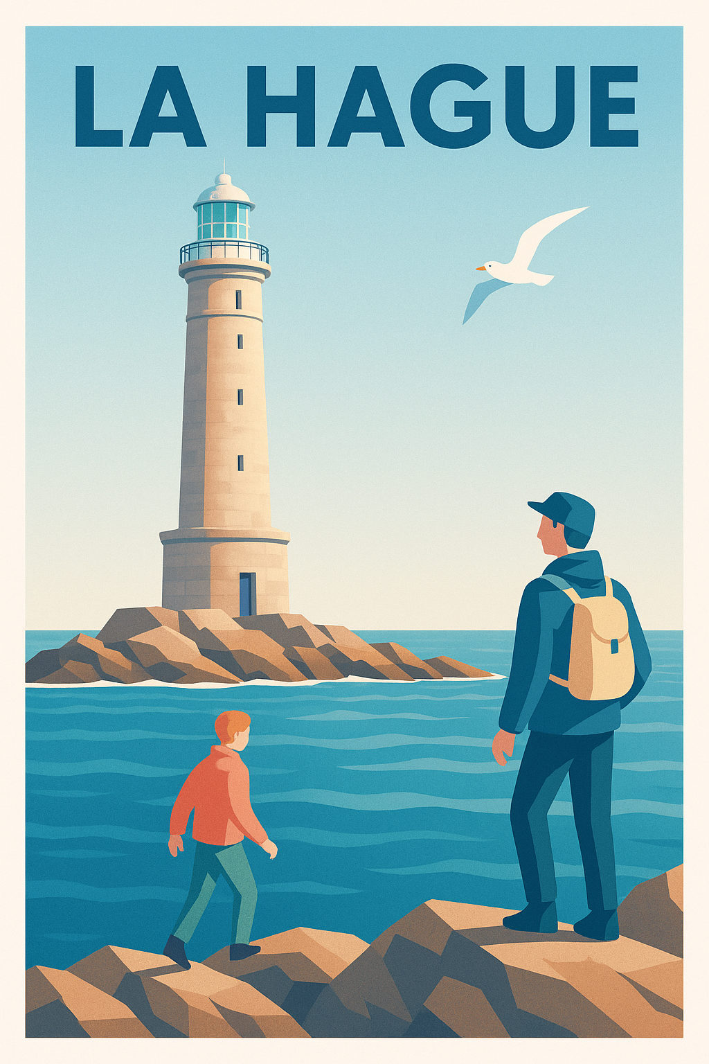 Affiche de La Hague - L'appel du phare et de la mer
