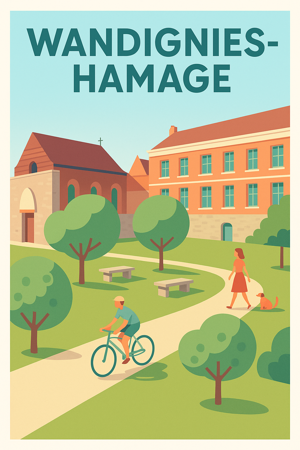Affiche de Wandignies-Hamage - Une pause nature et douceur de vie