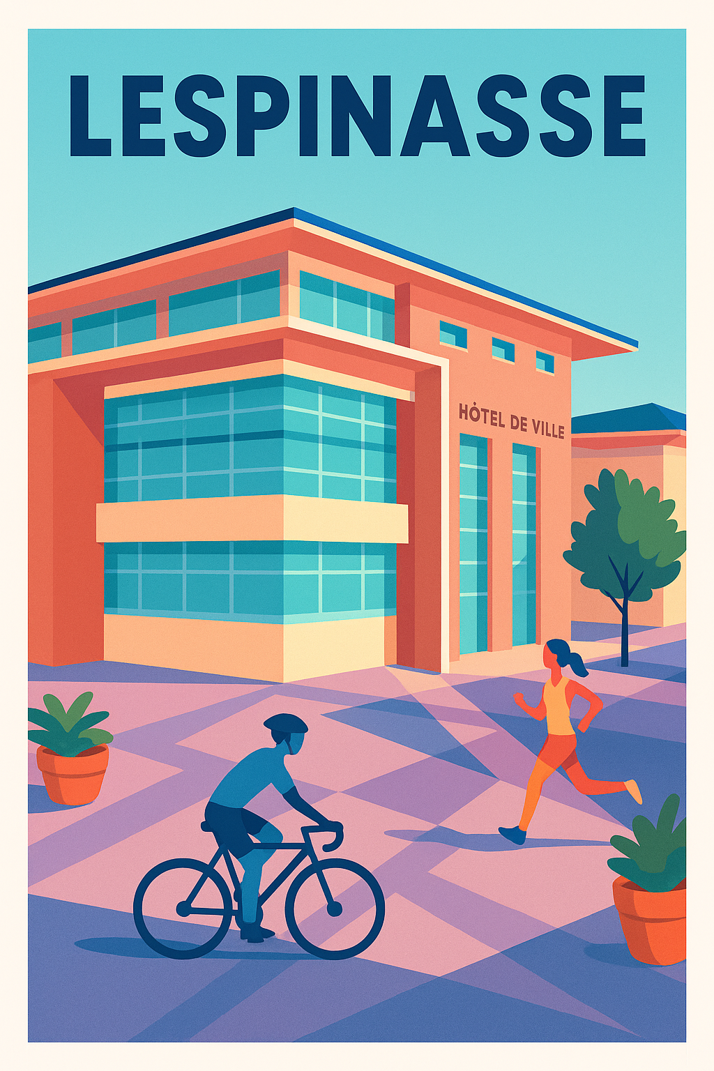 Affiche de Lespinasse - Dynamisme et modernité au cœur de la ville