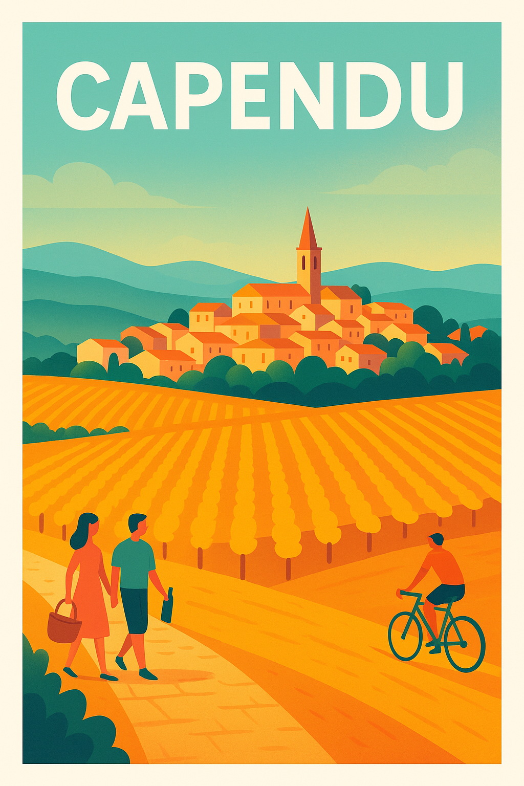 Affiche de Capendu - L'escapade ensoleillée au cœur des vignobles