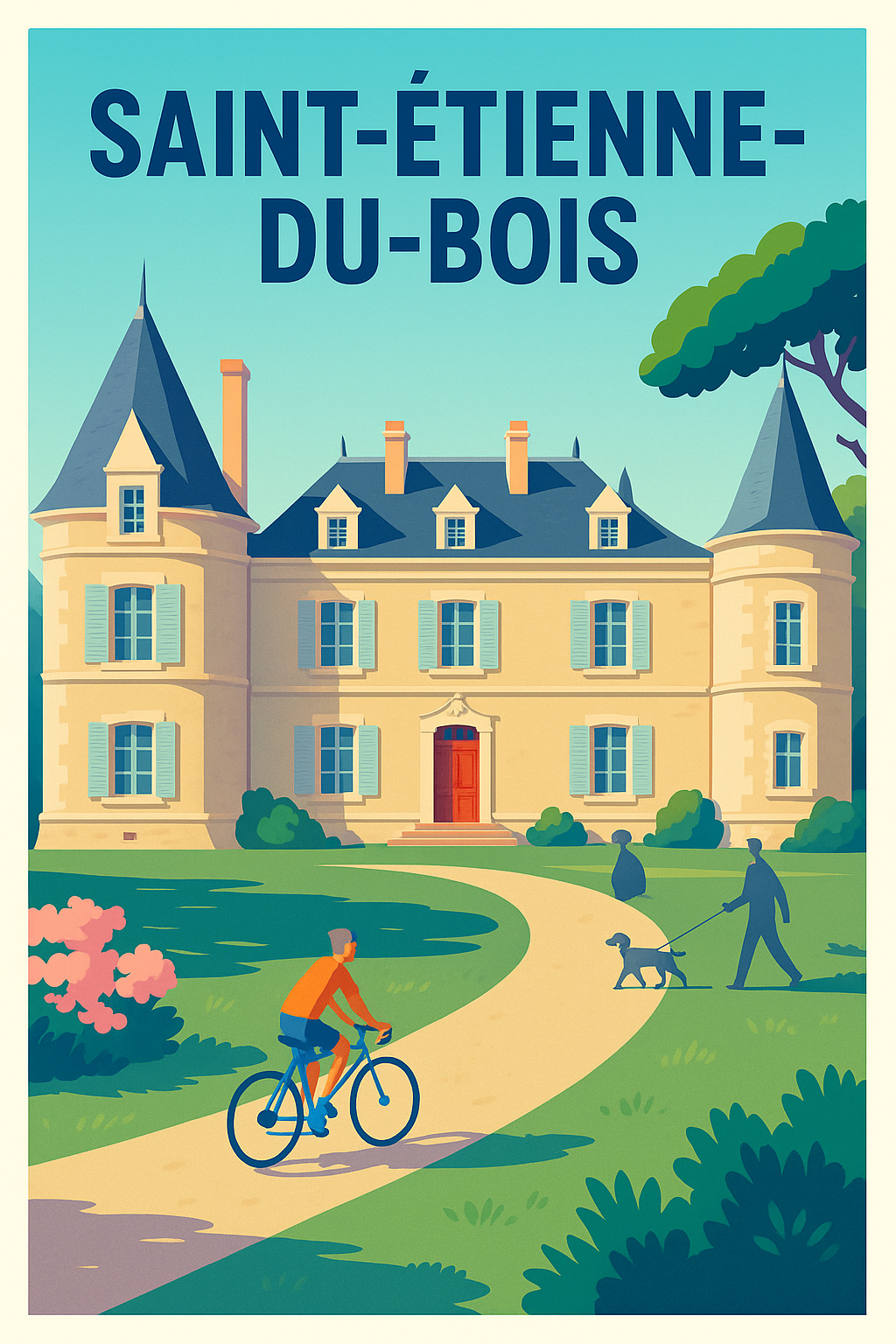 Affiche de Saint-Étienne-du-Bois - Charme et sérénité en pleine nature
