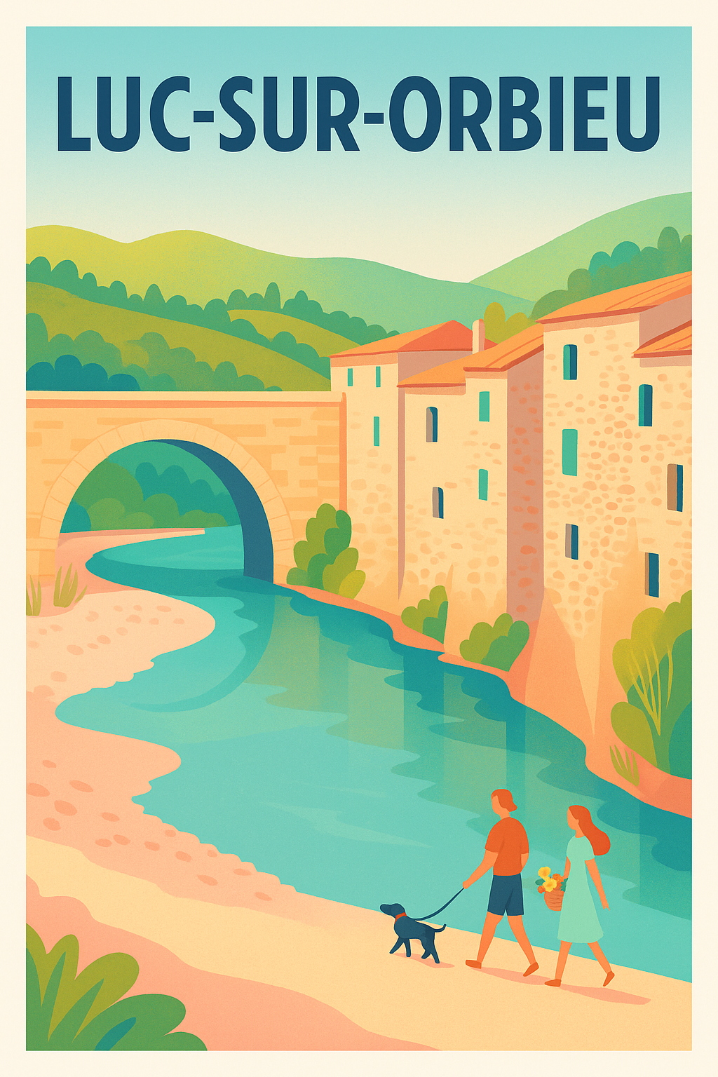 Affiche de Luc-sur-Orbieu - Charme et douceur au bord de l'eau