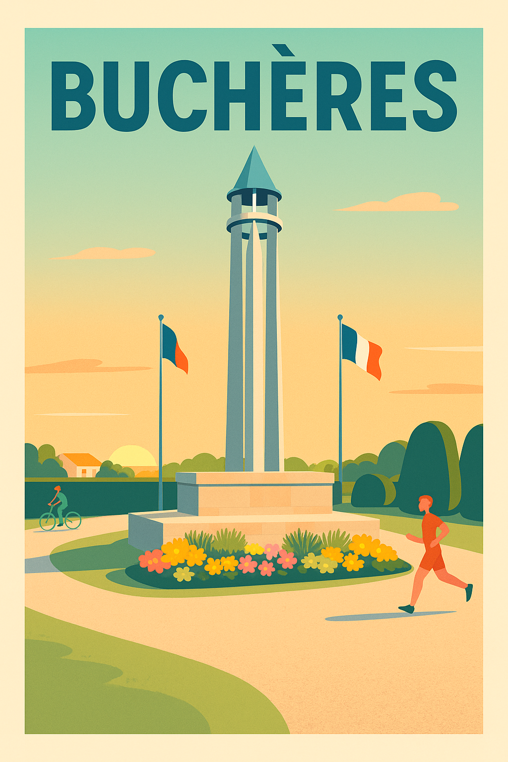 Affiche de Buchères - Une promenade au cœur de la mémoire