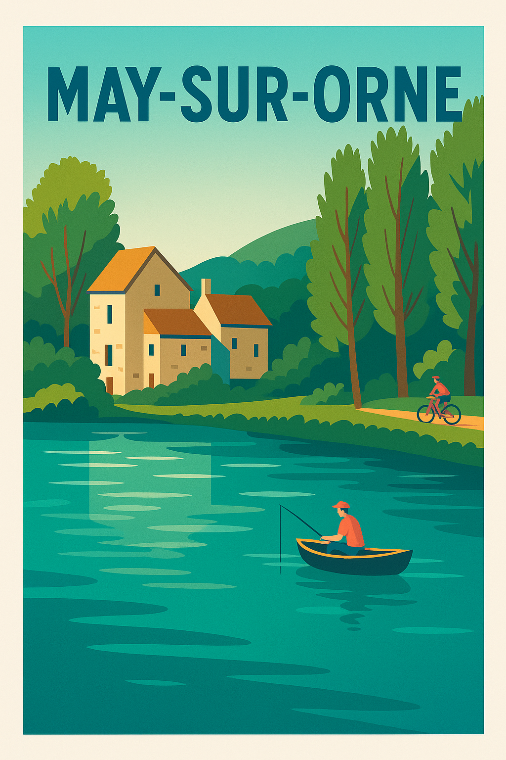 Affiche de May-sur-Orne - Sérénité au fil de l'eau