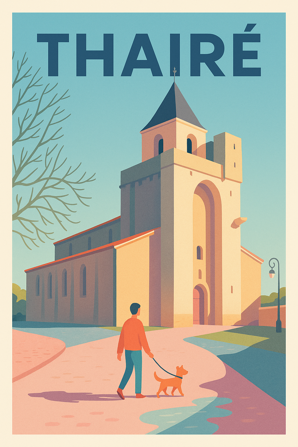 Affiche de Thairé - Charme et sérénité en bord de village
