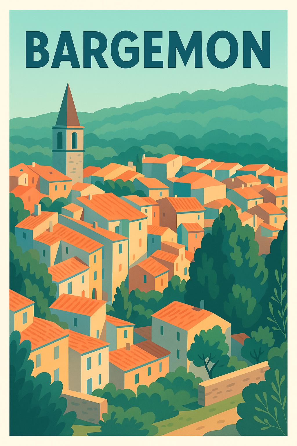 Affiche de Bargemon - Charme Provençal au Cœur de la Nature
