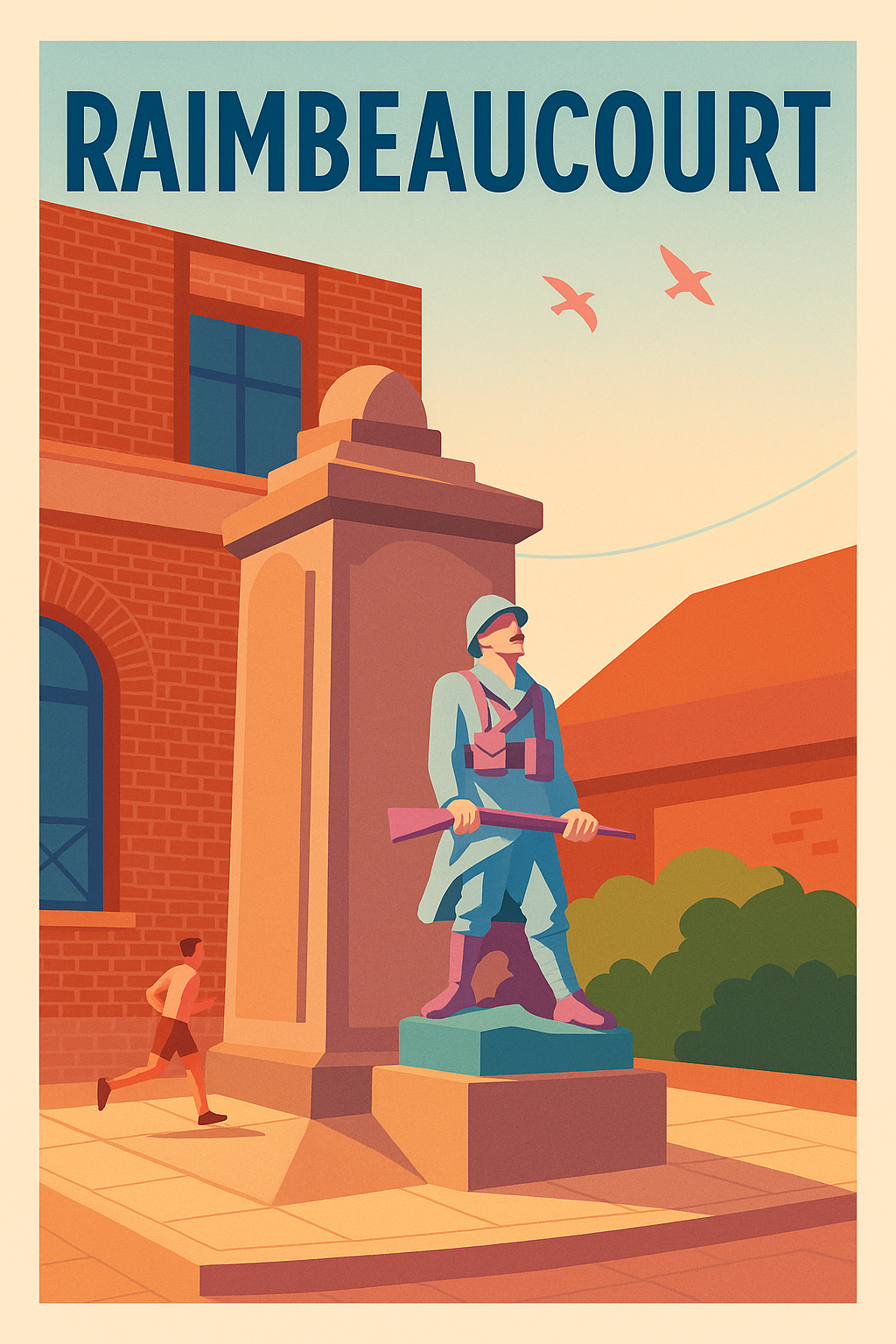 Affiche de Raimbeaucourt - Hommage et Mémoire à travers son monument