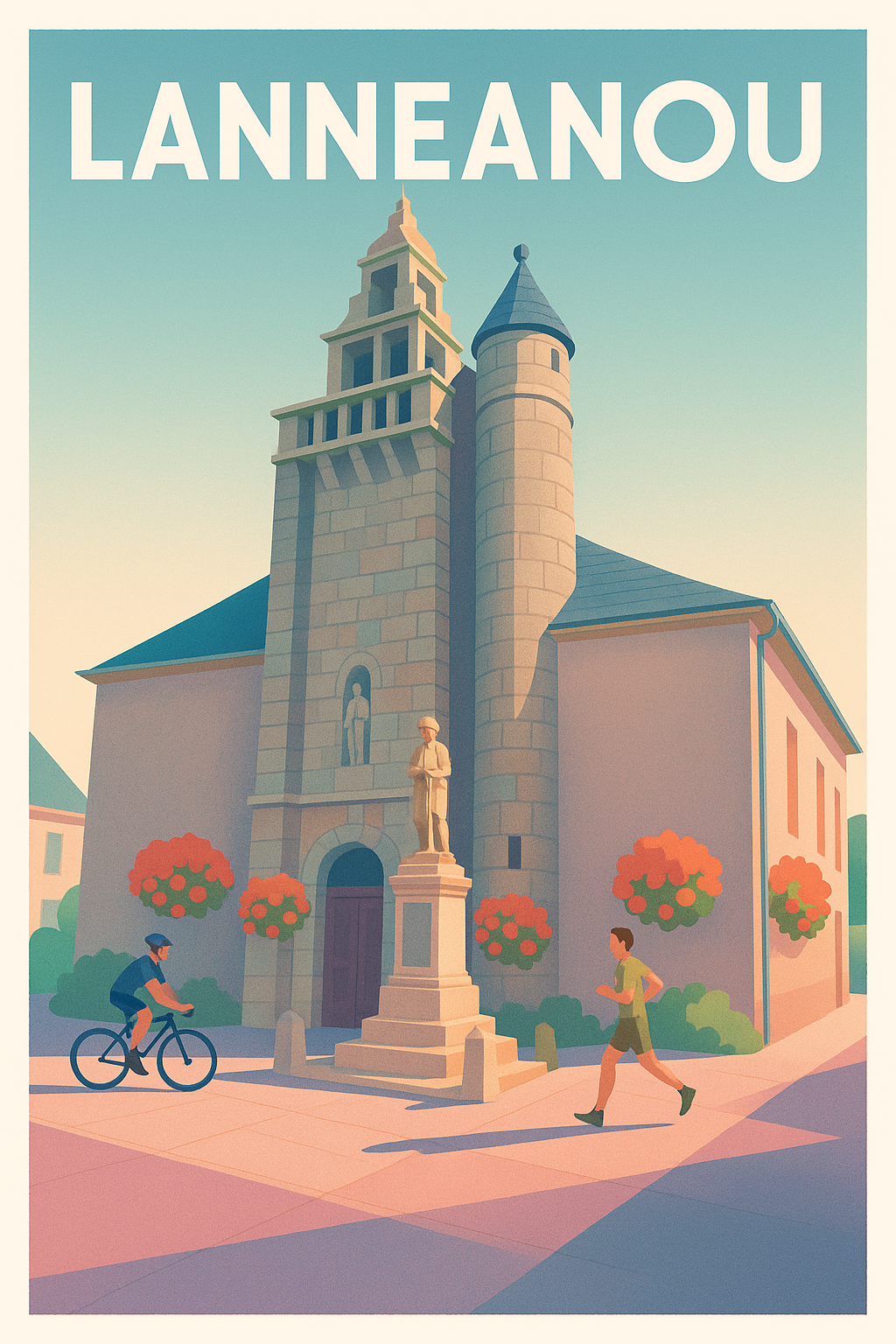Affiche Lanneanou — Charme et sérénité au cœur de la Bretagne · poster d'art de Lanneanou