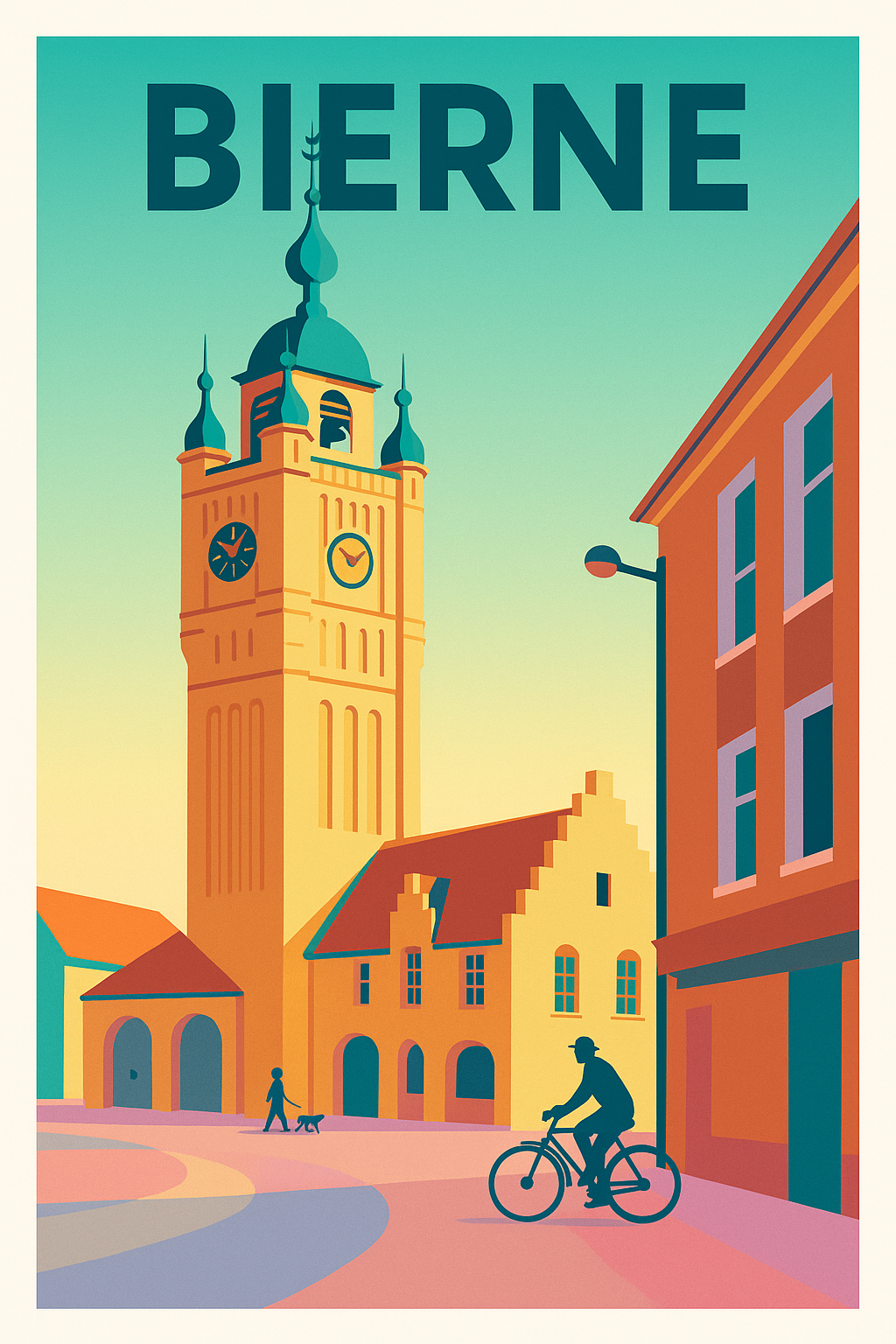 Affiche de Bierne - Charme et Sérénité au Cœur du Village