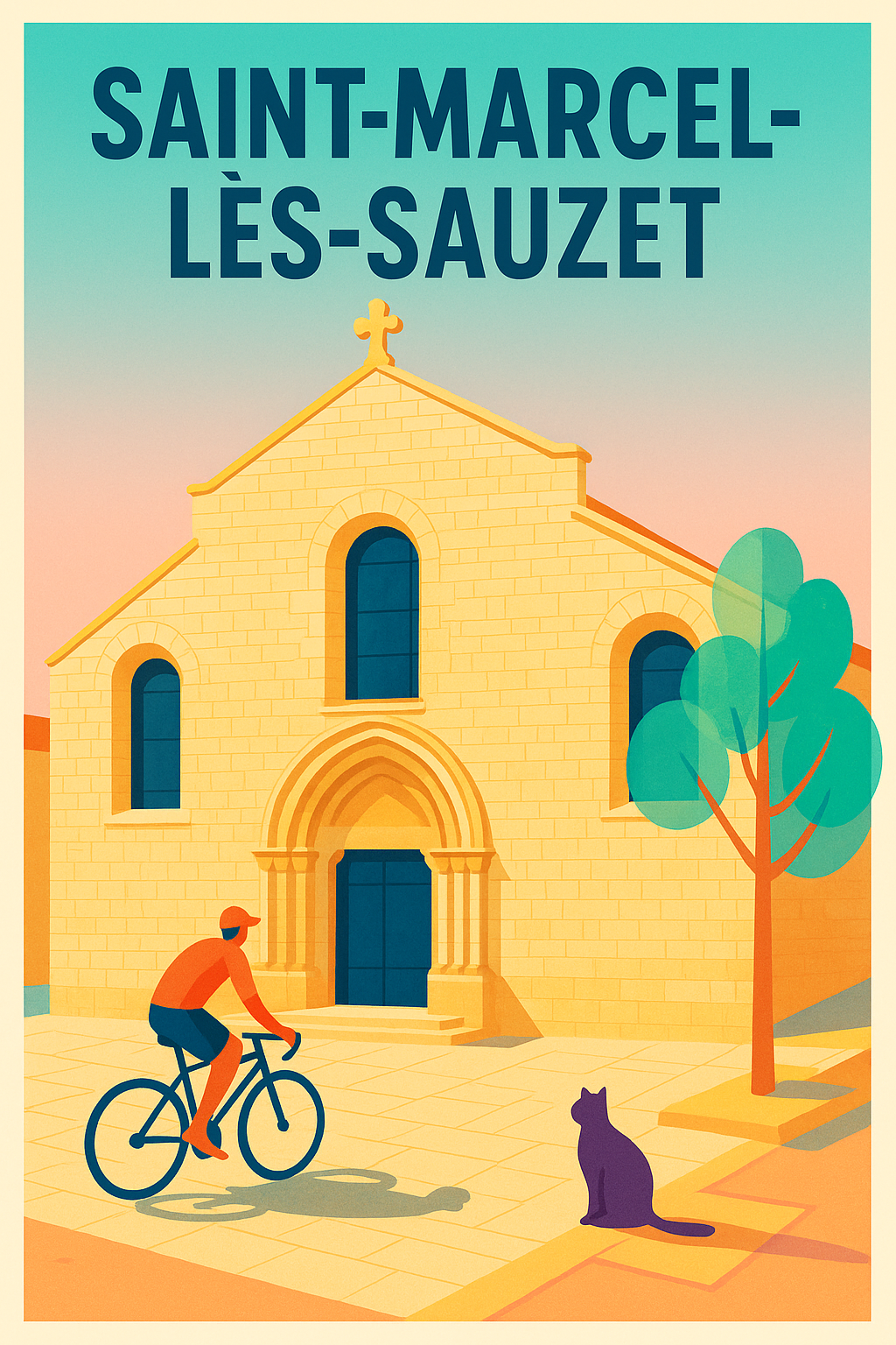 Affiche de Saint-Marcel-lès-Sauzet - Charme et douceur provençale