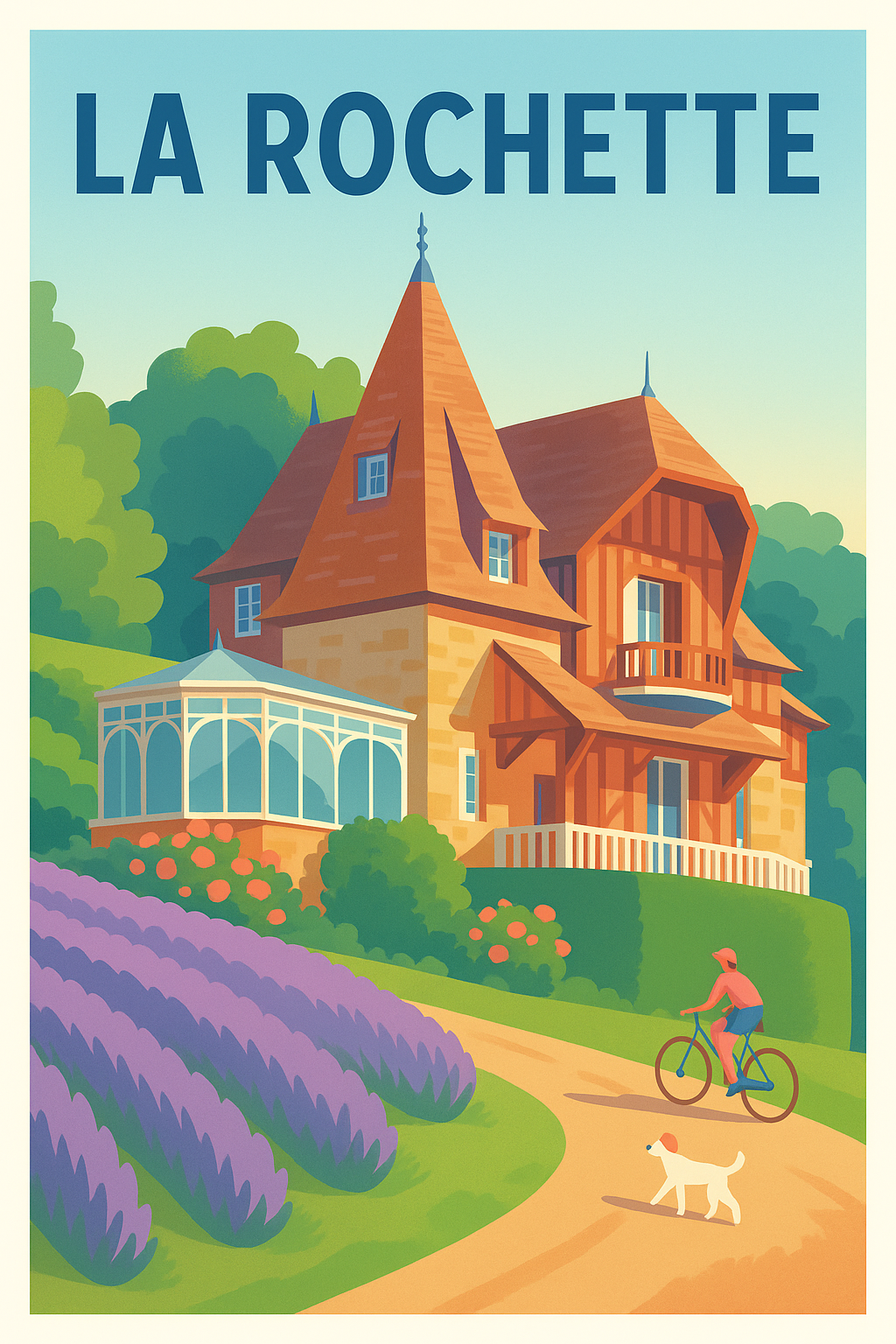 Affiche de La Rochette - Élégance et nature en harmonie