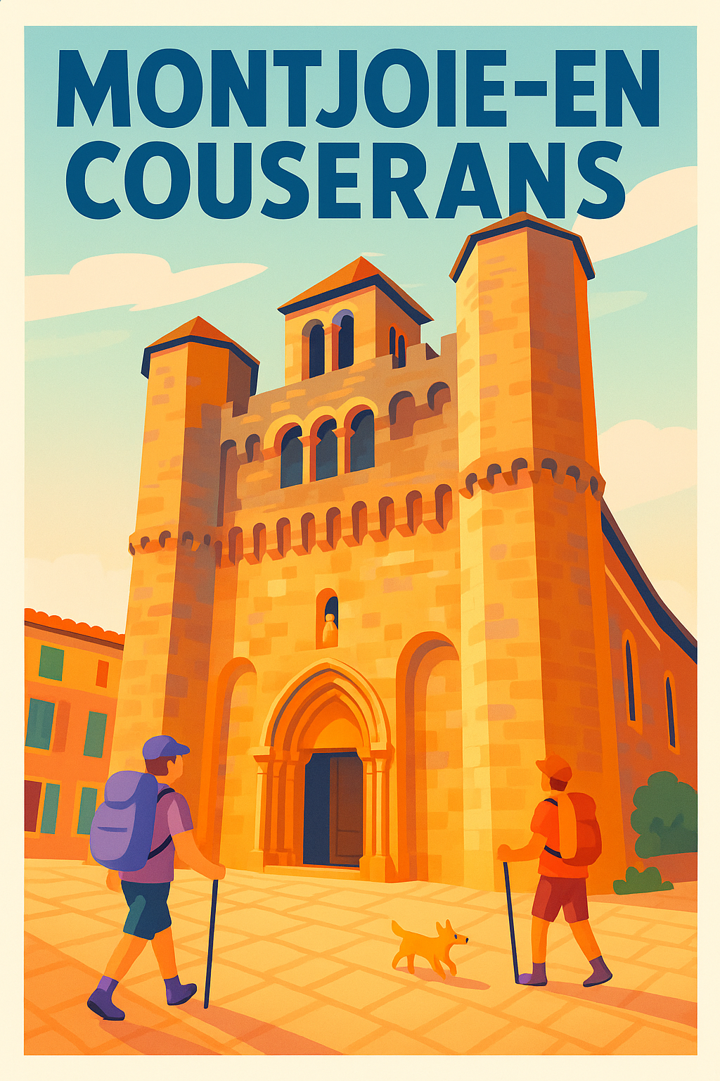 Affiche de Montjoie-en-Couserans - Au cœur du patrimoine historique