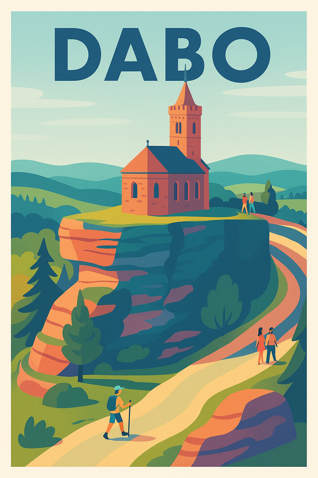 Affiche de Dabo - L'évasion au sommet de la roche