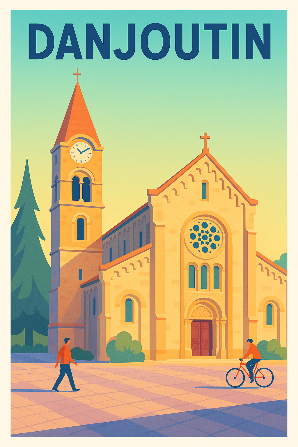 Affiche de Danjoutin - Charme et sérénité au cœur de l'Alsace