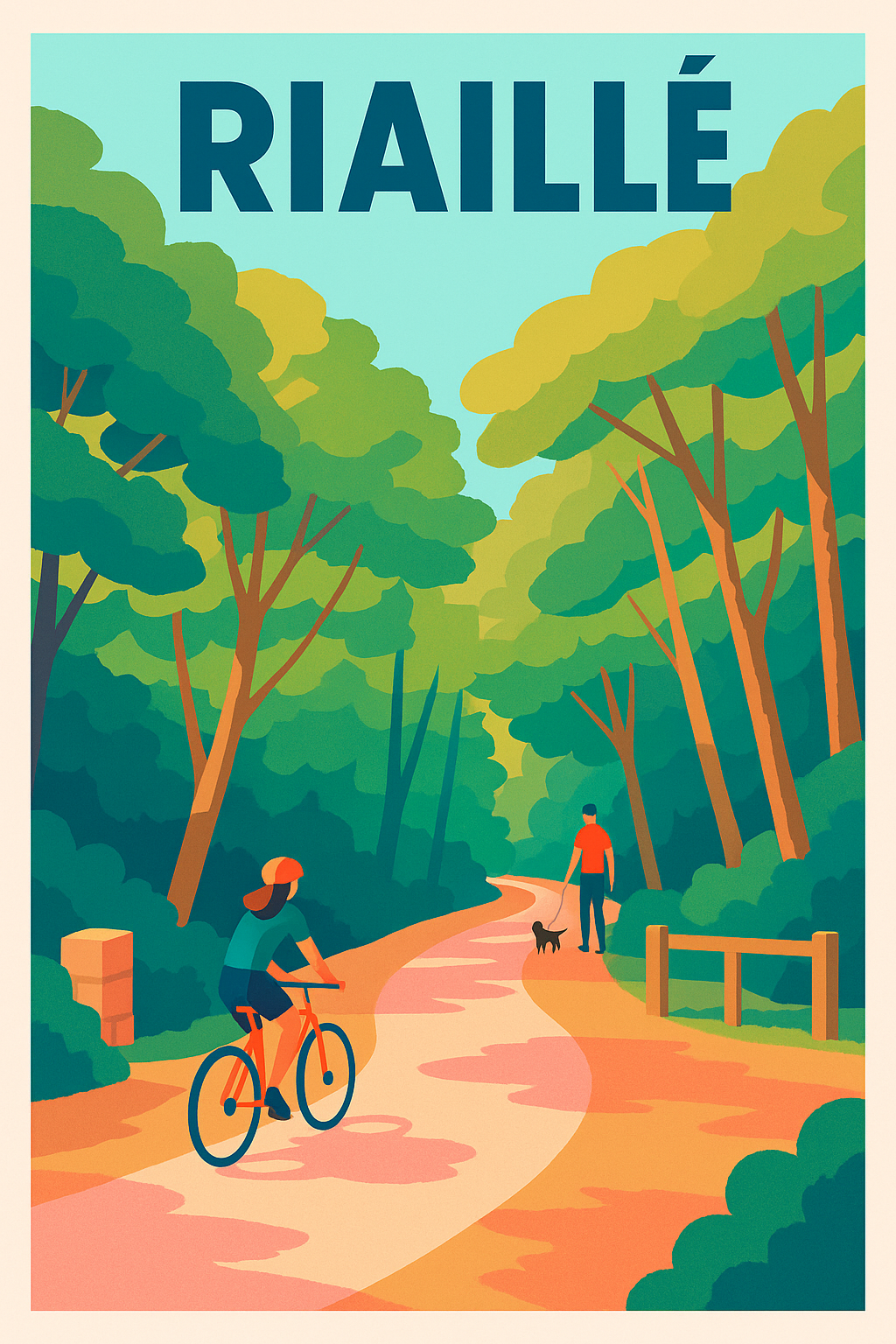 Affiche de Riaillé - Évasion et nature en toute simplicité
