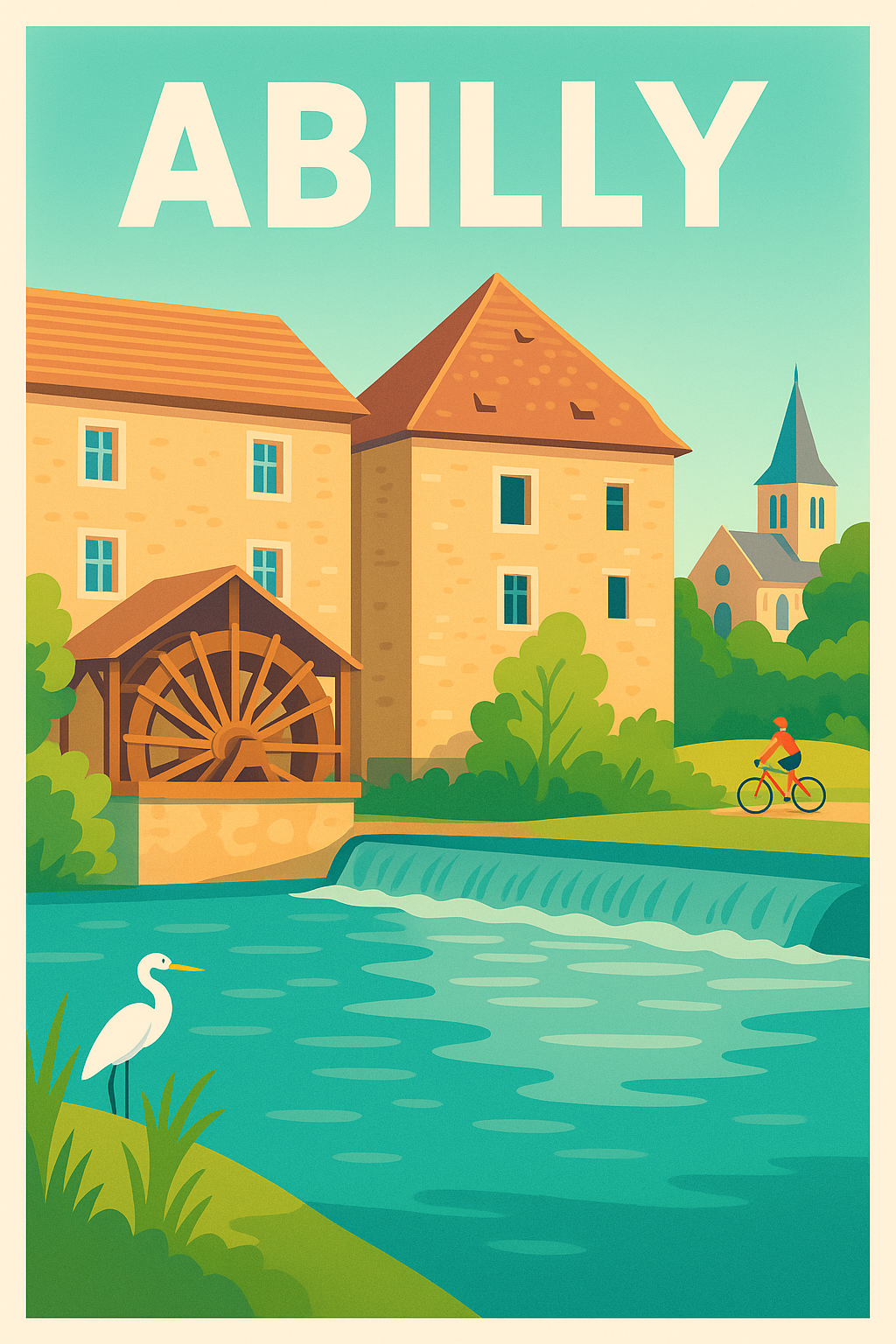 Affiche de Abilly - Charme paisible et nature préservée