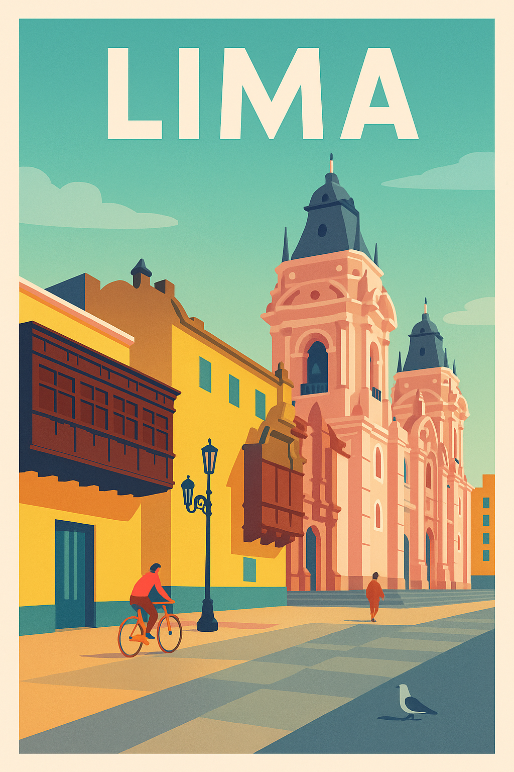 Affiche de Lima - Charme colonial au cœur de la capitale péruvienne