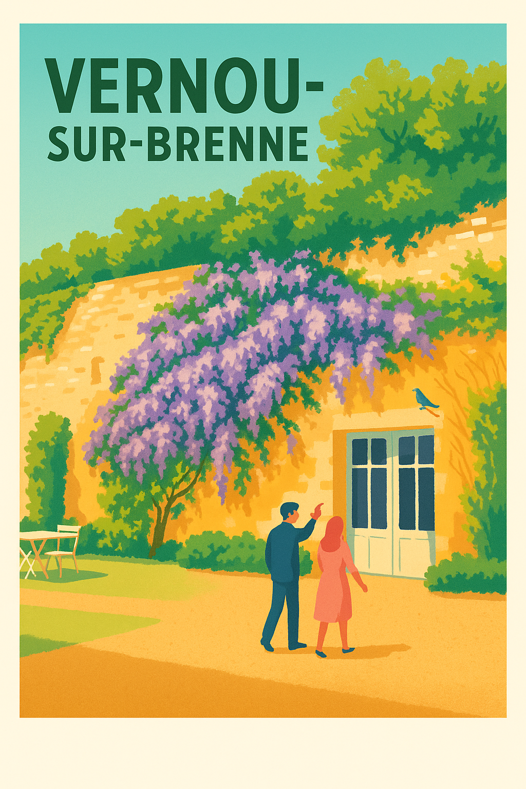 Affiche de Vernou-sur-Brenne - Charme bucolique au cœur de la Touraine