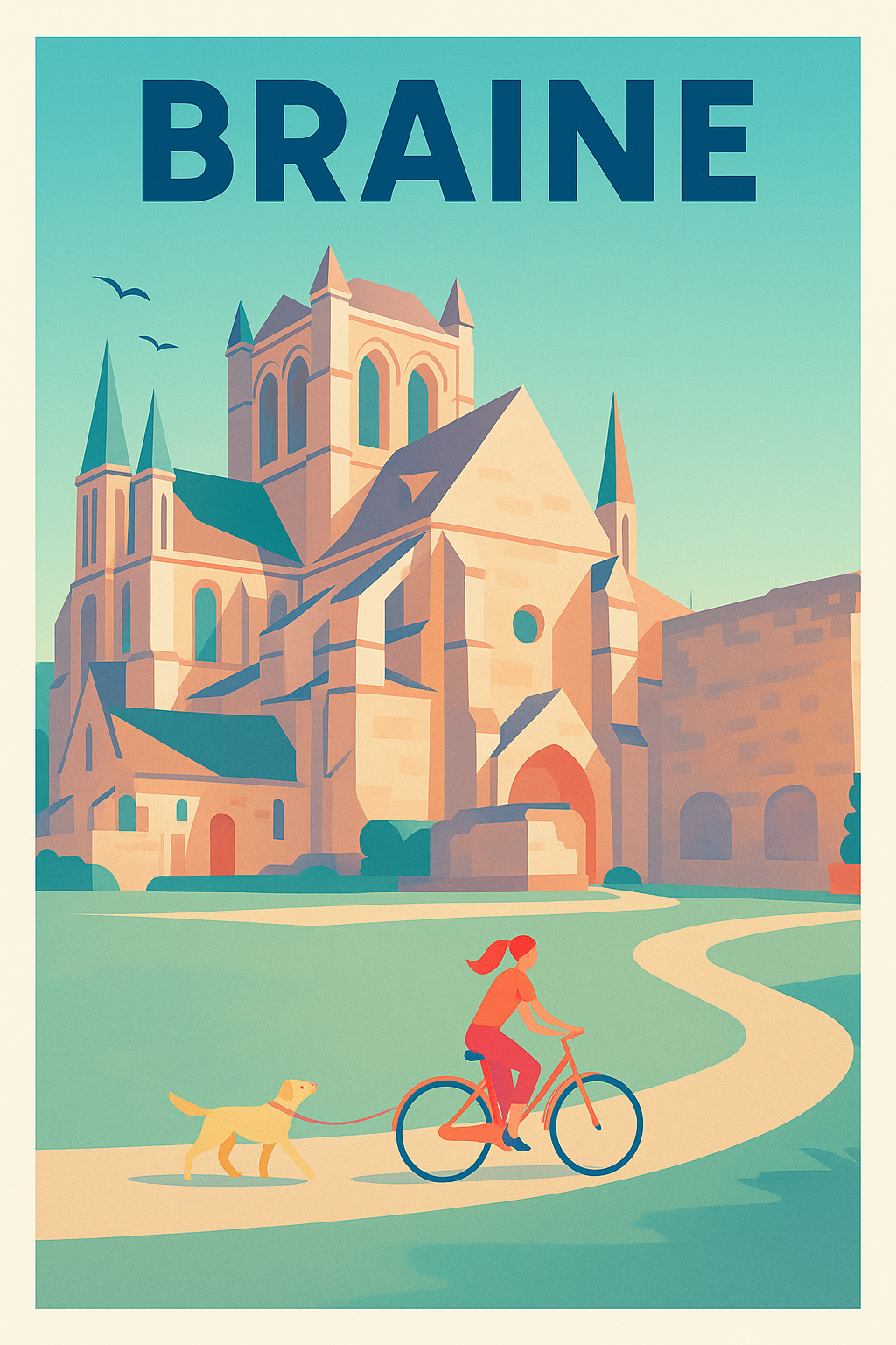 Affiche de Braine - Harmonie et douceur de vivre