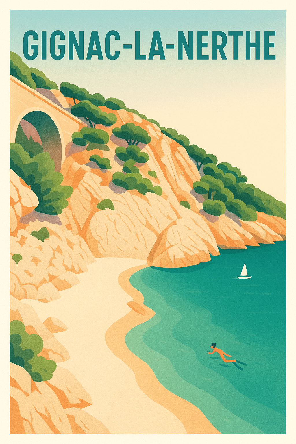 Affiche de Gignac-la-Nerthe - Échappée Méditerranéenne