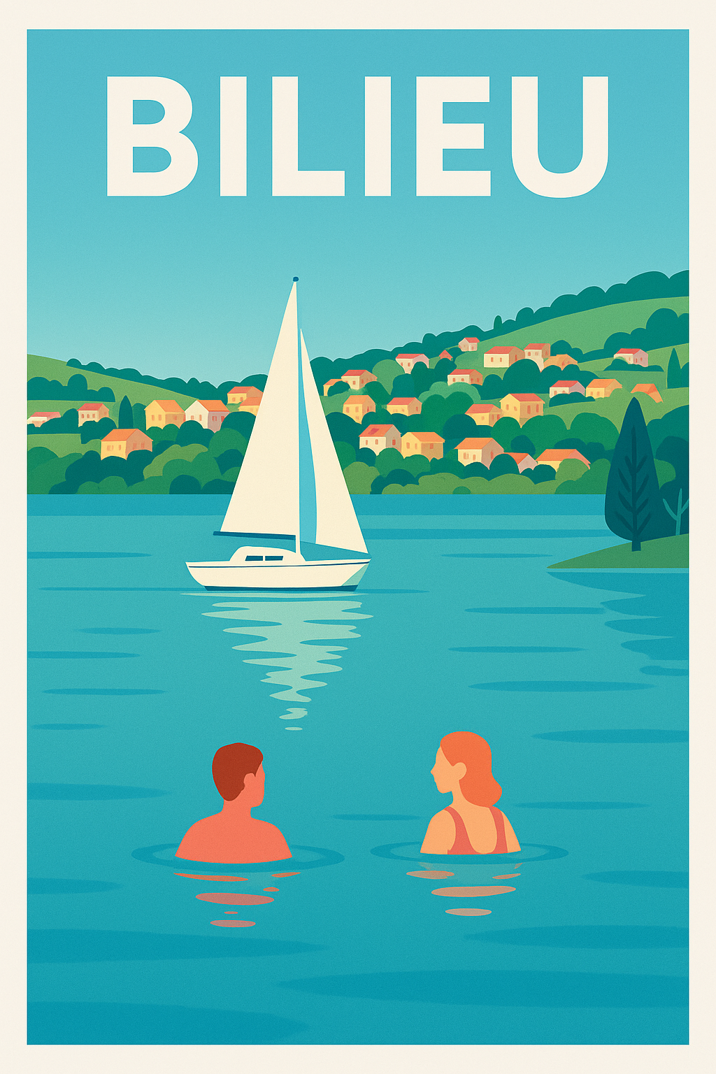 Affiche de Bilieu - Sérénité au fil de l'eau