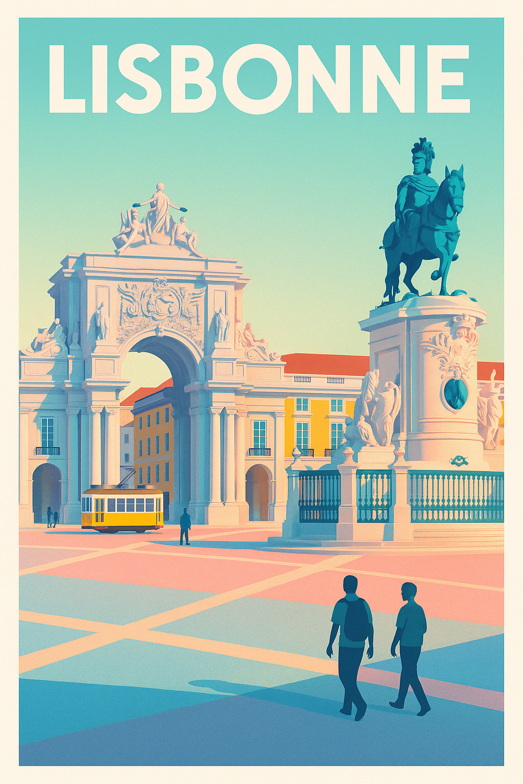 Affiche de Lisbonne - Voyage au cœur de la capitale portugaise