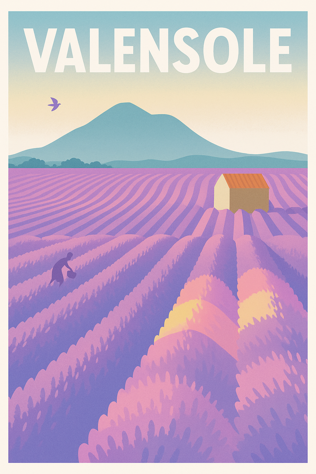Affiche de Valensole - L'évasion parfumée de la Provence