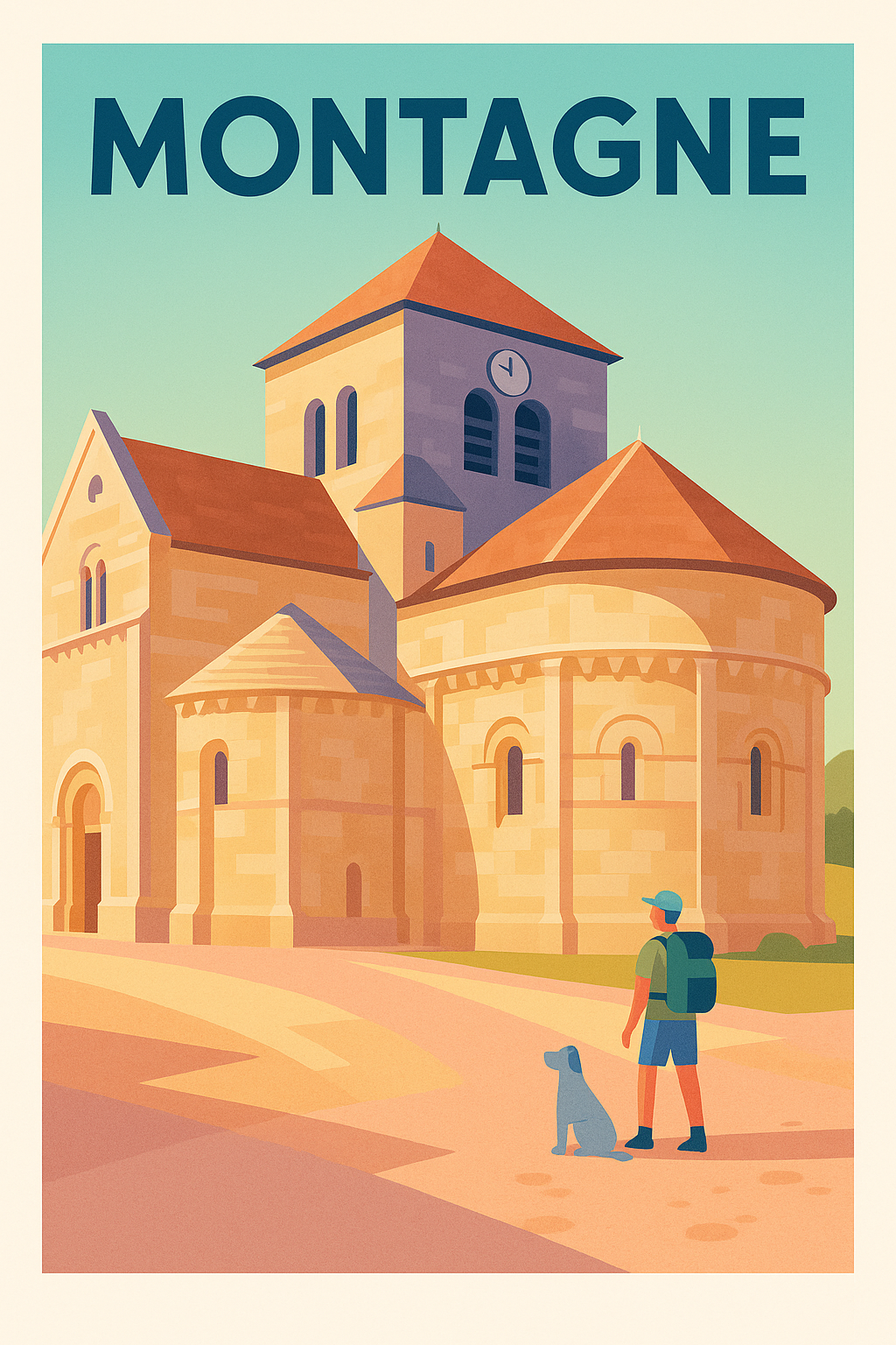Affiche de Montagne - Explorez la sérénité architecturale
