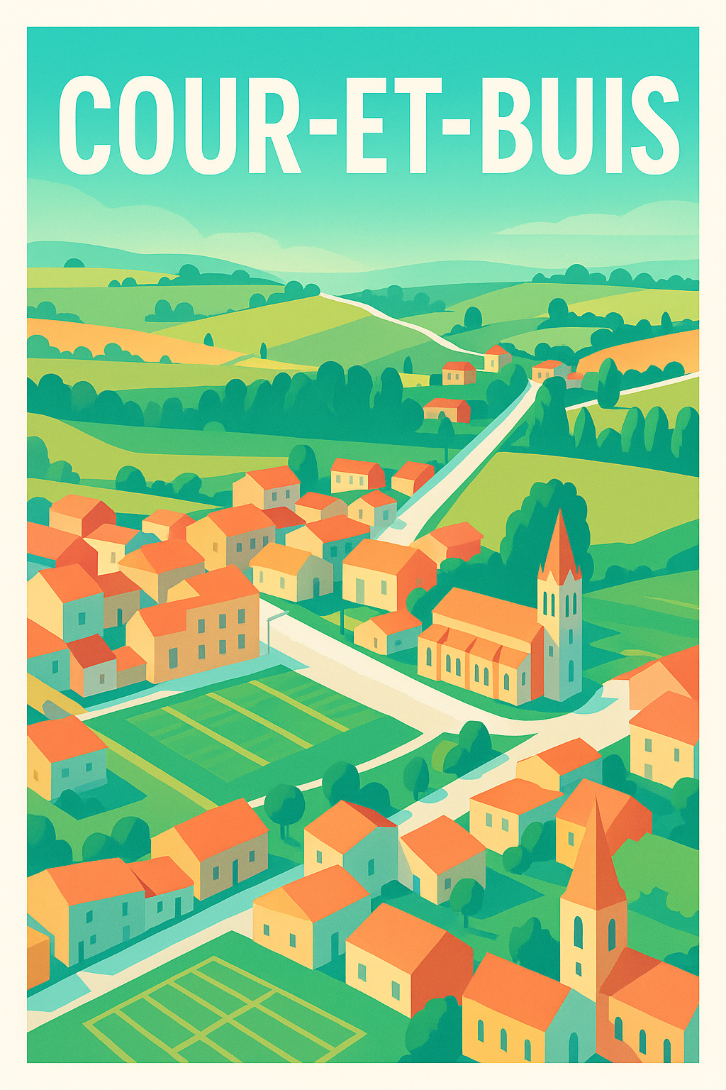 Affiche de Cour-et-Buis - Charme bucolique au cœur de la Drôme
